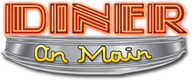 logo of Diner on Main is a Retro American 50’s restaurant